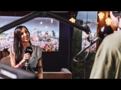 B Jones at the One World Radio studio | Tomorrowland Belgium 2024