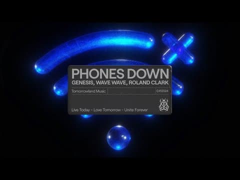 GENESI, Wave Wave, Roland Clarke - Phones Down (Official Audio)