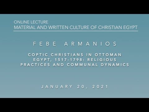 Coptic Christians in Ottoman Egypt, 1517-1798