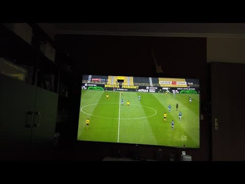 Virtual spectators in the empty Signal Iduna Park