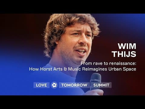 Wim Thijs: From rave to renaissance, how Horst Arts & Music reimagines urban space