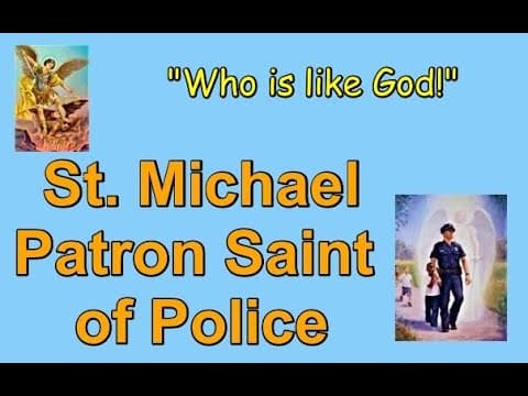 Saint Michael as Patron Saint of Police Officers