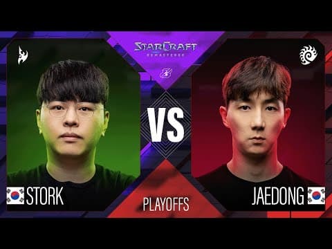 Stork vs Jaedong, Gamers8 SC:R Legends