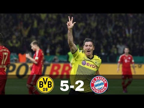 DFB-Pokal final 2012 - Lewandowski's hat-trick
