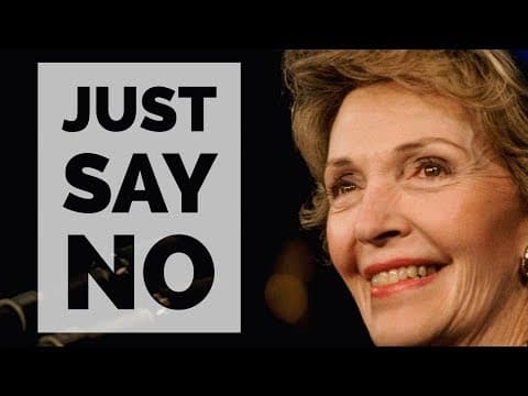 Nancy Reagan Introduces Just Say No