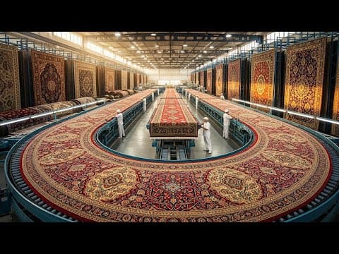 The Weaving of Persian Rugs Knotting Wool by Hand for Intricate Design