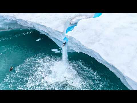 Aniol Serrasolses — Antarctic ice waterfall