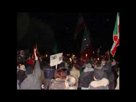 Commemorating the fallen Heroes of the Green Movement of Iran in Copenhagen Denmark 28th. Dec 2009