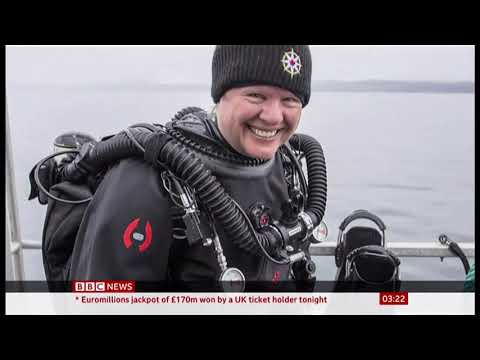 Jill Heinerth expert cave diver (Global) - BBC News - 8th October 2019