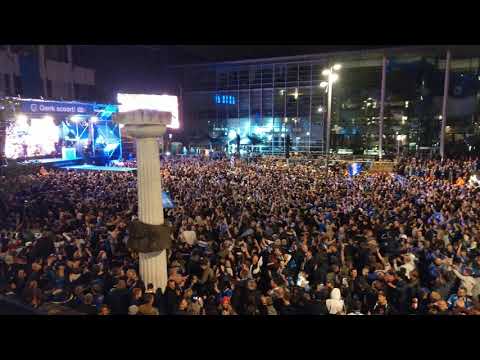 KRC Genk Kampioen 2018-2019, Stadsplein viering