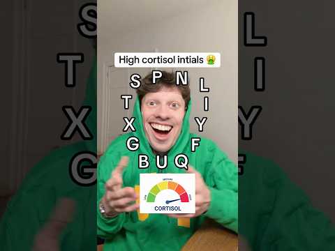 High vs. Low Cortisol Initals 🤮😌