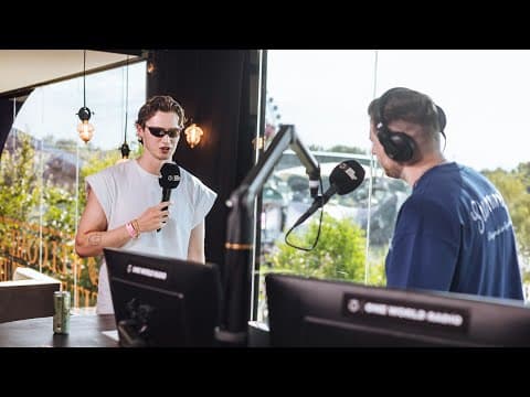 Mau P at the One World Radio studio | Tomorrowland Belgium 2024