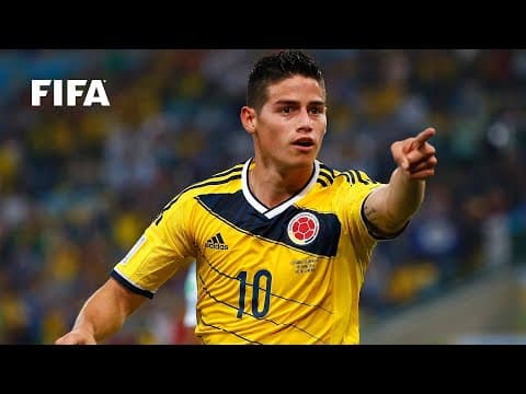 James Rodríguez's chest-and-volley vs Uruguay