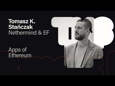 Apps of Ethereum - Tomasz K. Stanczak