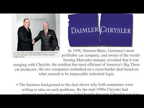 Merger of DaimlerChrysler