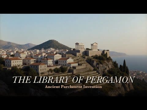 Parchment and the library of Pergamon