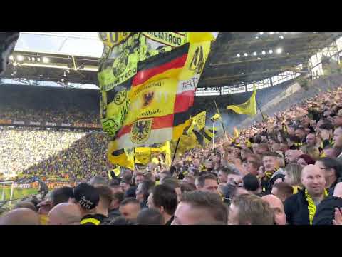 BVB 1-0 Schalke 04, derby seen from the Südtribüne