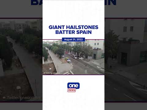 The 2022 Girona hailstorm