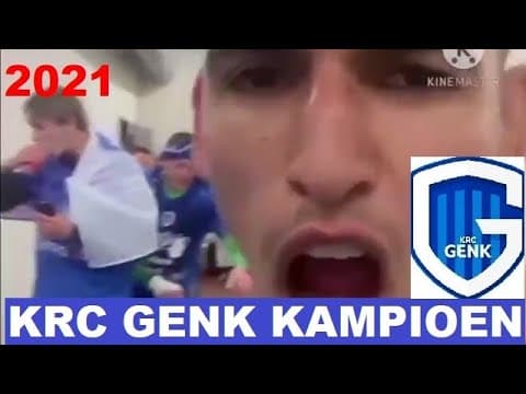 Ambiance in de kleedkamers: KRC Genk kampioen 2021 Beker van Belgie