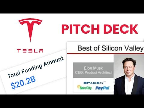 The Tesla Pitch Deck That Elon Musk Used To Raise Over $20 Billion (Analysed)