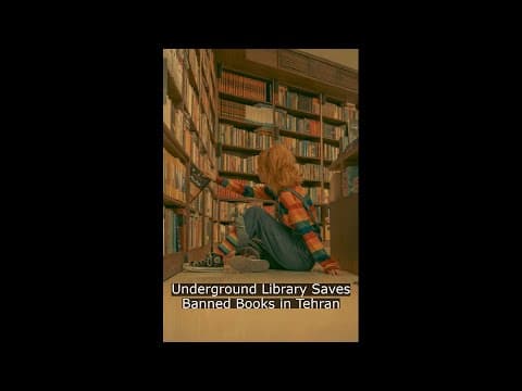 An underground library in Tehran
