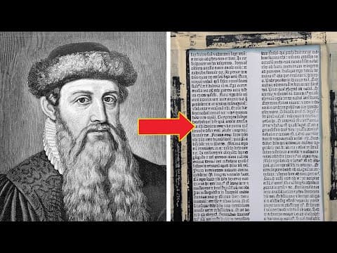 How a Gutenberg press actually works