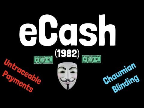 Chaum's blind signature makes the first usable blueprint for anonymous money