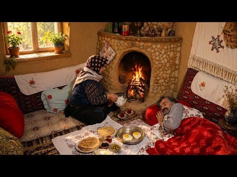 A Peaceful Village Morning to Noon ❄️| Rural Couple Winter Routine