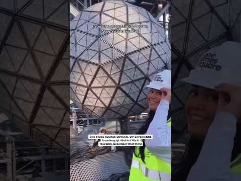 You can own a real Times Square ball crystal