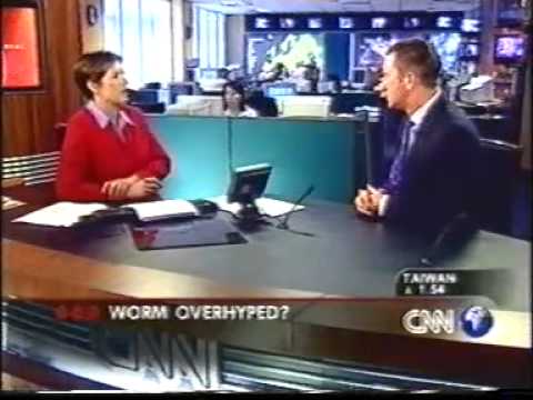 CNN interview on internet security during the Code Red outbreak