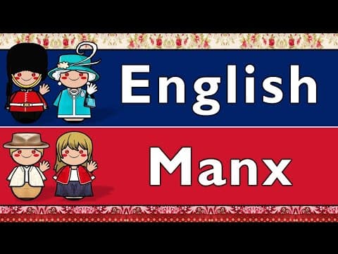 BRITISH ENGLISH & MANX GAELIC