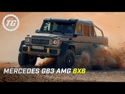 Top Gear drives the G 63 AMG 6x6 in Abu Dhabi