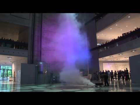 Mercedes-Benz Museum - World's highest artificial Tornado