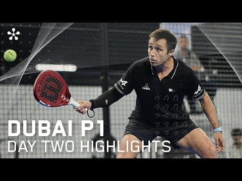 Dubai Premier Padel P1: Highlights day 2 (men)