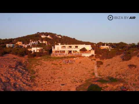 Aerial footage of Hostal la Torre, Ibiza