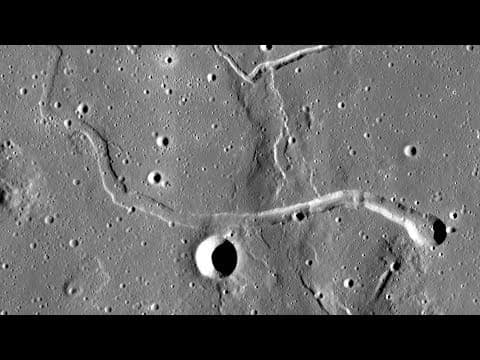 Lava tubes beneath the surface of the Moon