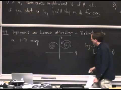 MAE5790-18 Strange attractor for the Lorenz equations