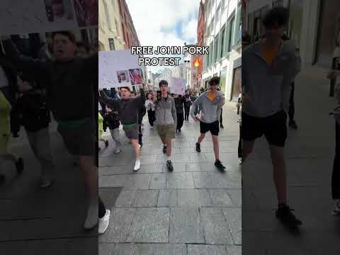 Free John Pork protest