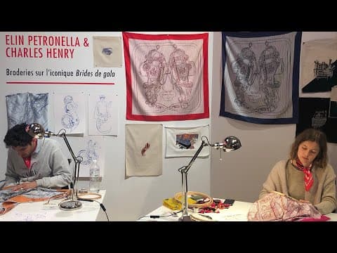 随便你看不看🉐️2019巴黎爱马仕丝巾展 中文旁白 英文关键字