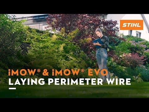 STIHL iMOW® robotic lawn mower I Laying perimeter wire