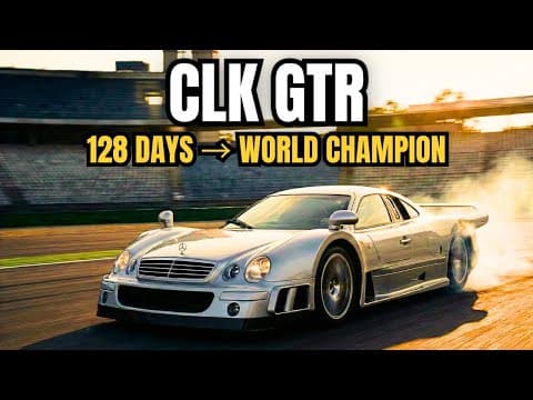 How MERCEDES Built a World Champion in 128 Days — The CLK GTR Madness