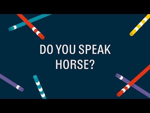 Do you speak horse? | Hermès​