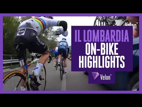 Il Lombardia 2021: on-bike highlights | Race of the Falling Leaves