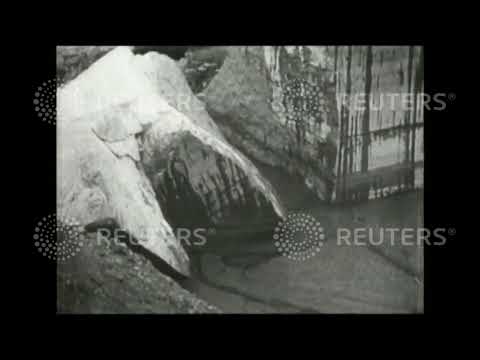 St Francis Dam disaster, 1928 (newsreel)