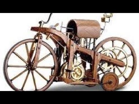 WORLD'S FIRST MOTORCYCLE || The Daimler Reitwagen #worldsfirstbike