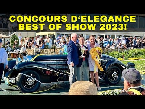 2023 Pebble Beach Concours d'Elegance - Best of Show! Celebrating Automotive Excellence for 72 Years