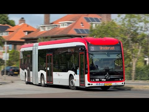 Elektrische Mercedes-Benz eCitaro bussen bij HTM Den Haag | Stadsbus