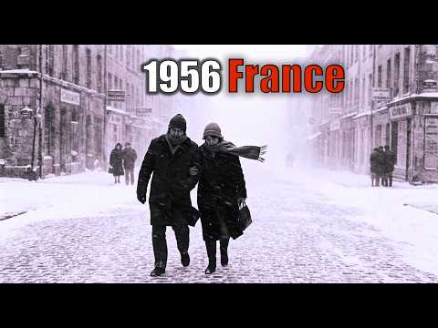 The 1956 cold wave in Europe