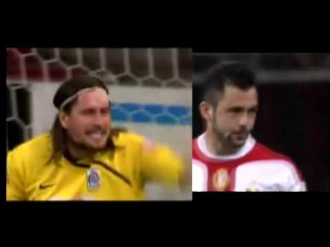 Laughing with Steven Defour (Genk era)