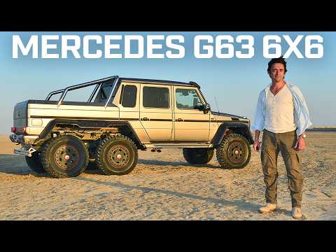 Richard Hammond drives the G63 6x6 in Abu Dhabi